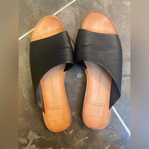 Dolce Vita Black Sandals | Size 8 - Picture 1 of 4